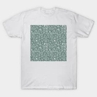 Abstract green and pink organic camo shapes T-Shirt